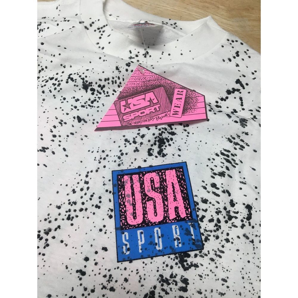 Vintage Miller T Shirt USA Sport New Dead Stock Size L Single Stitch Surf Skate - Picture 4 of 10